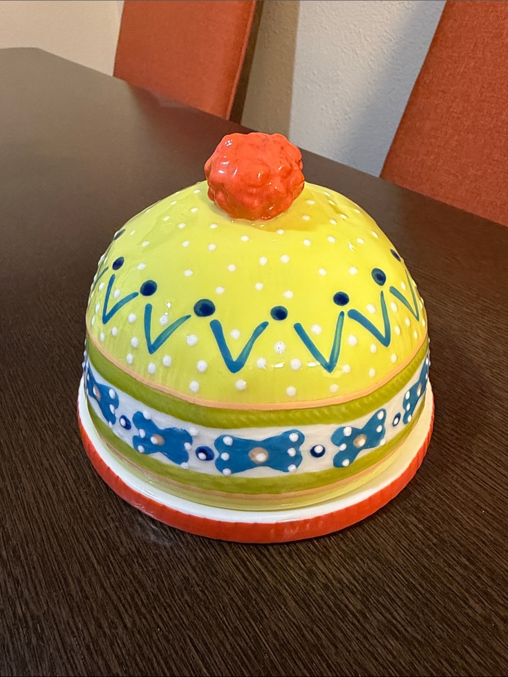 Anthropologie whimsy covered dish